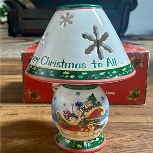 Portmeirion Studio • A Christmas Story • Sleigh Candle Lamp • Ceramic • New
